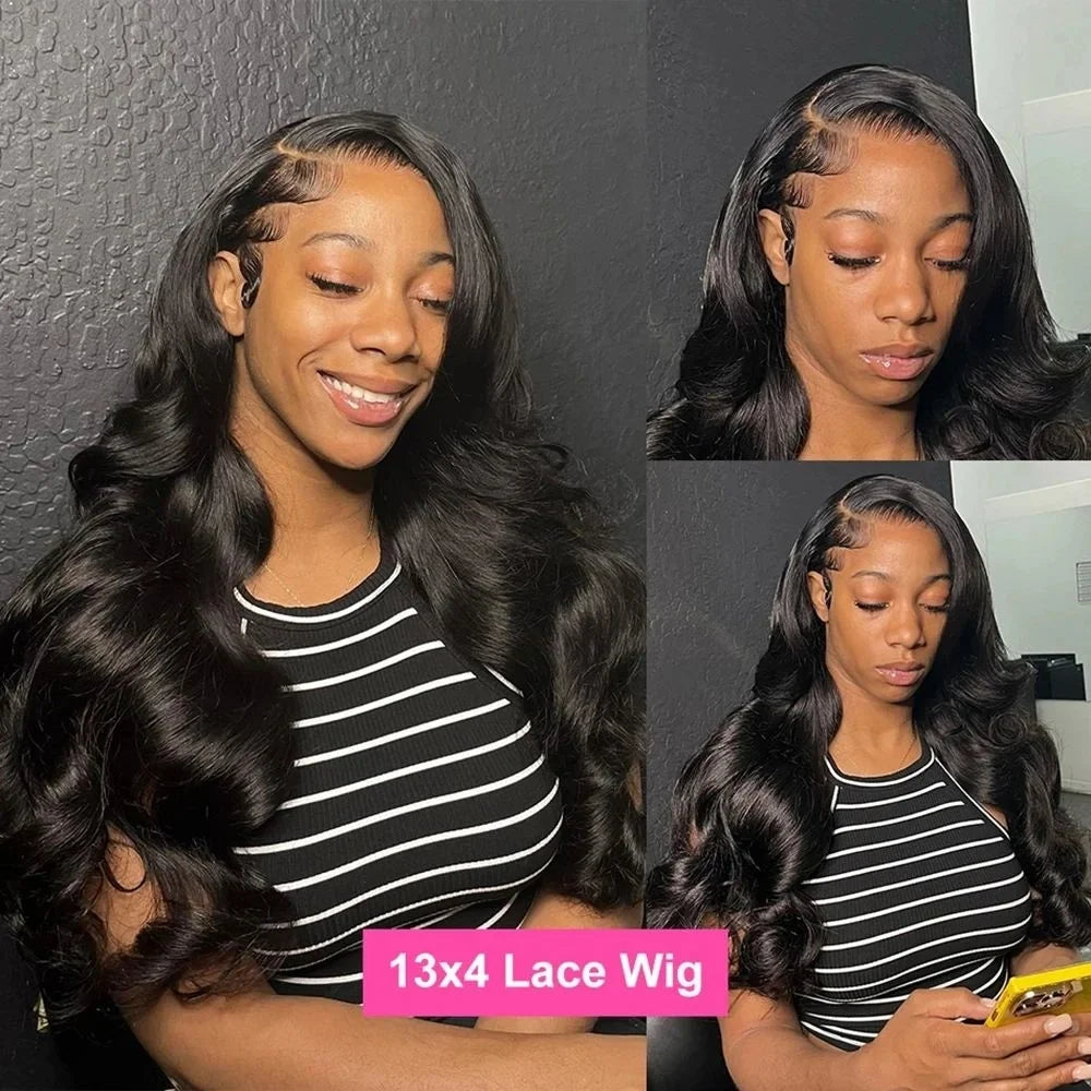 Women's Body Wave Human Hair Lace Wig — product view