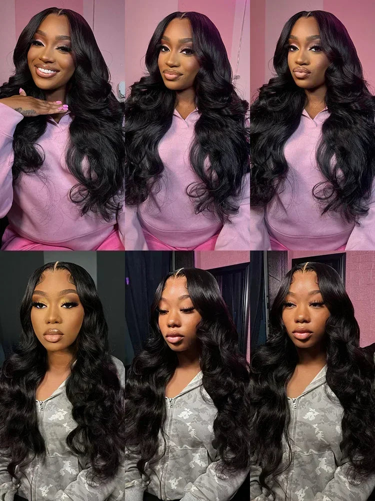 Black Body Wave Lace Wig — product view