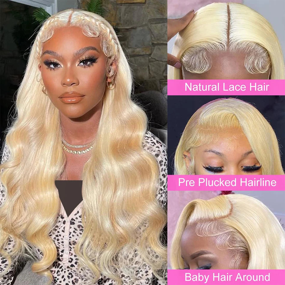Body Wave Human Hair Lace Front Wig — product view