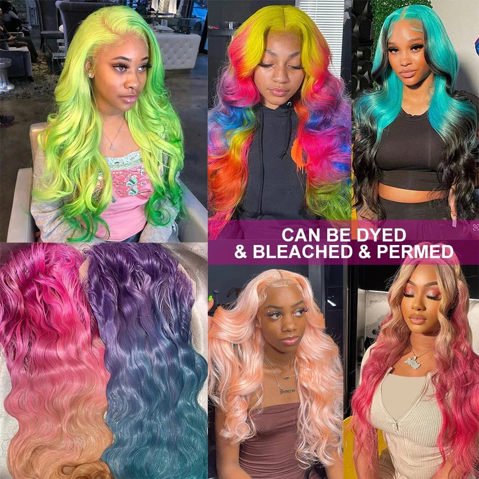 Body Wave Human Hair Lace Front Wig — product view