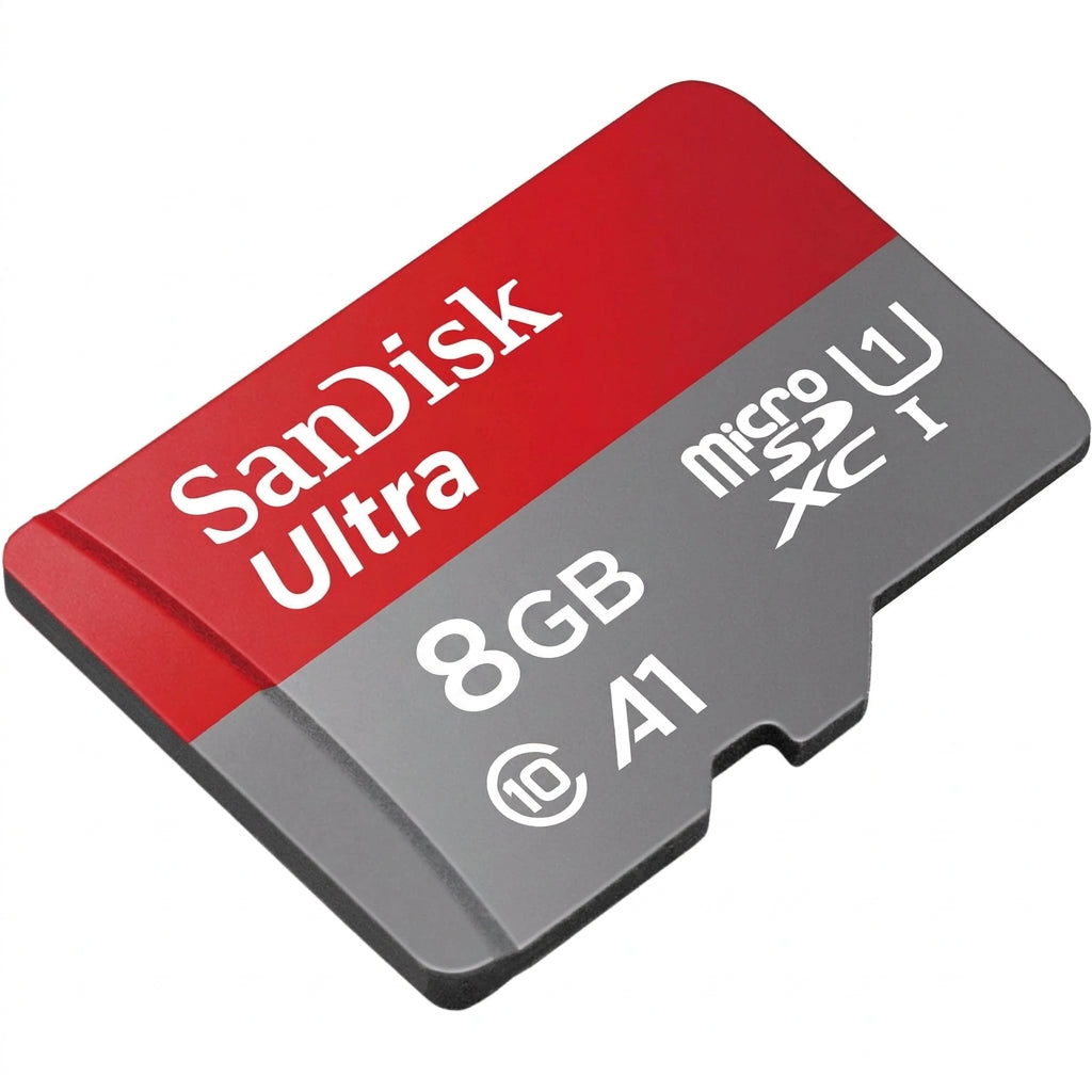 SanDisk Ultra 256GB microSD card with red and gray design